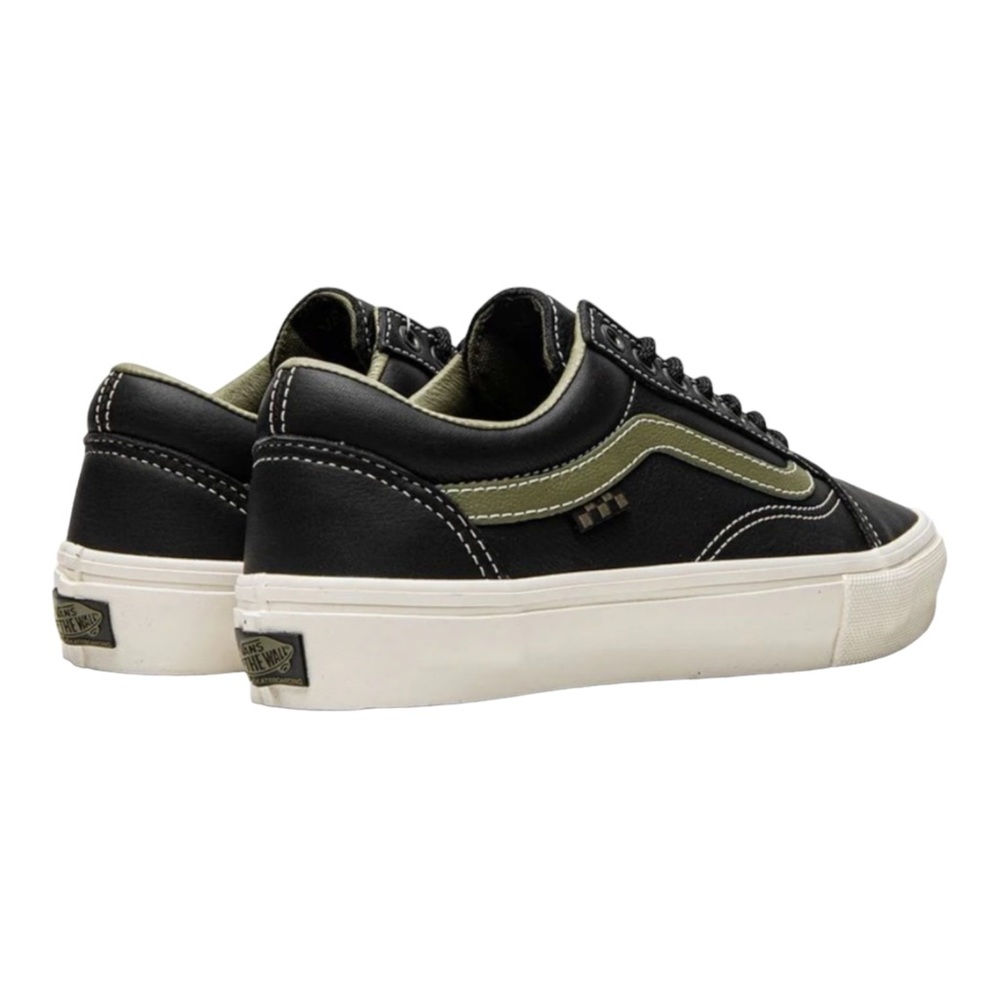 Vans Unisex Skate Old Skool Butter Black/Olive Green Shoes ~ Sz Men 7.5 Women 9 - Picture 4 of 7